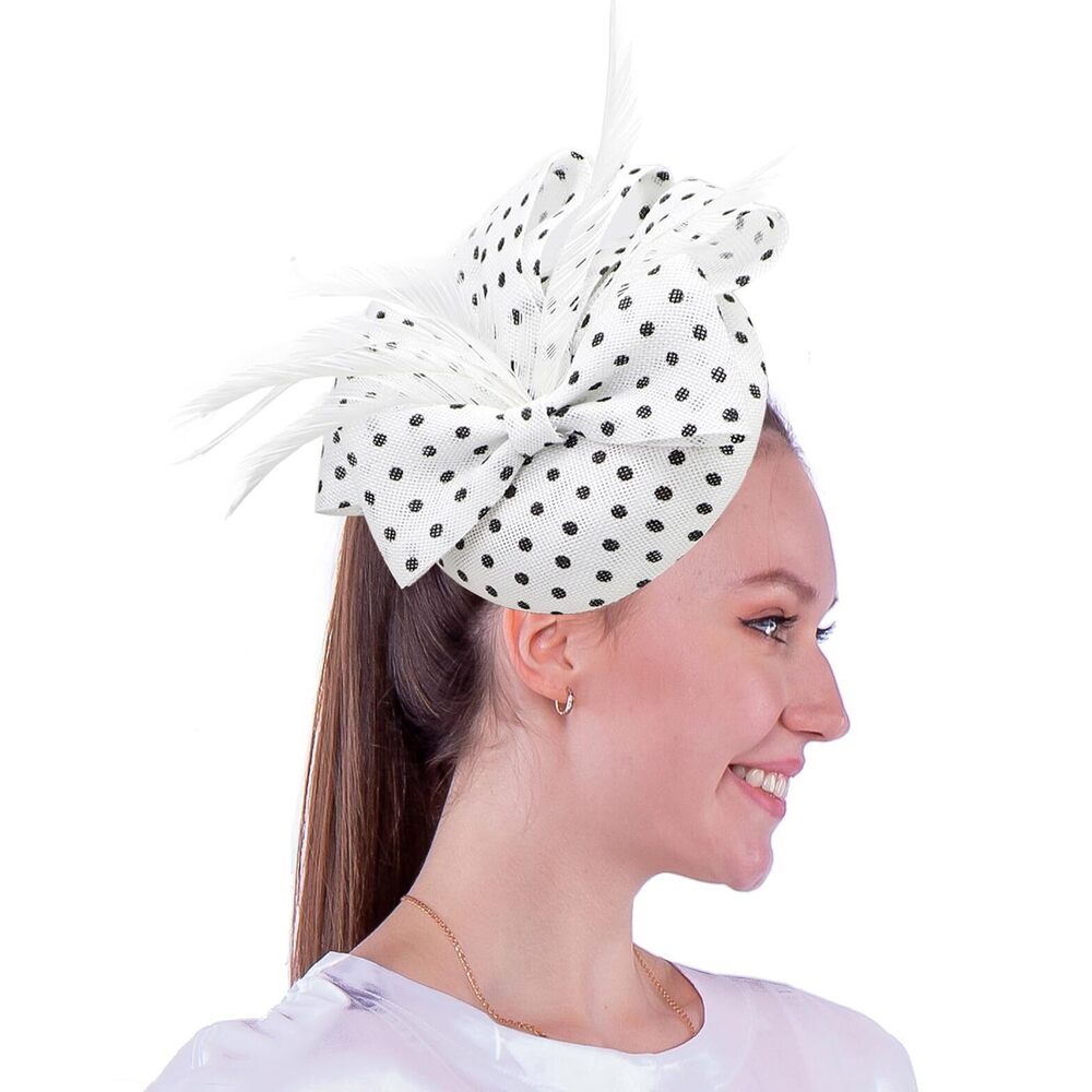5846 Fascinators Pillbox Hat Sinamay Feather Flower Derby Ball Wedding